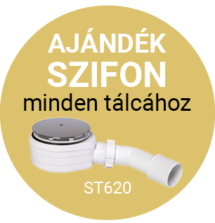 Ajándék zuhanytálca szifon